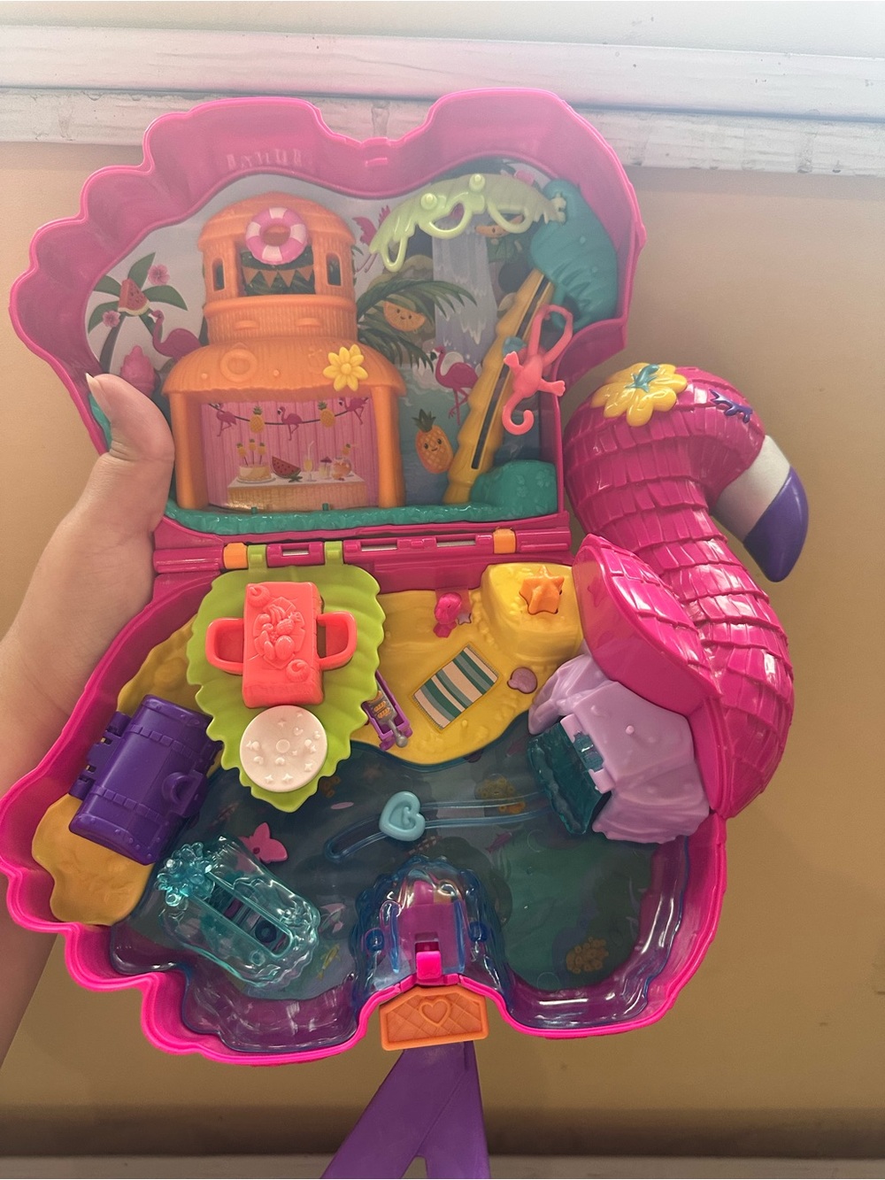 Polly pocket flamingo